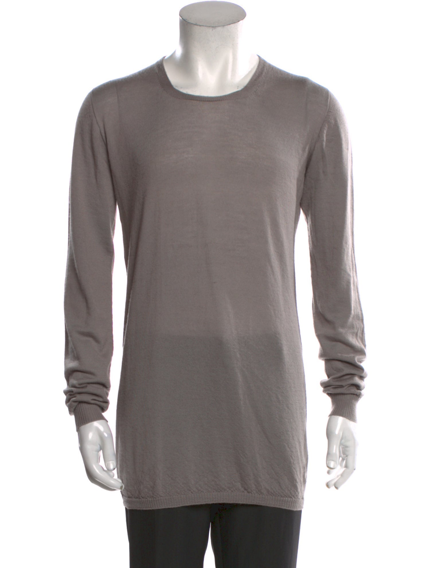 Rick Owens Cashmere Crew Neck Pullover