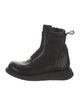 Rick Owens Leather Combat Boots