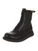 Rick Owens Leather Combat Boots