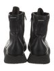 Rick Owens Leather Combat Boots