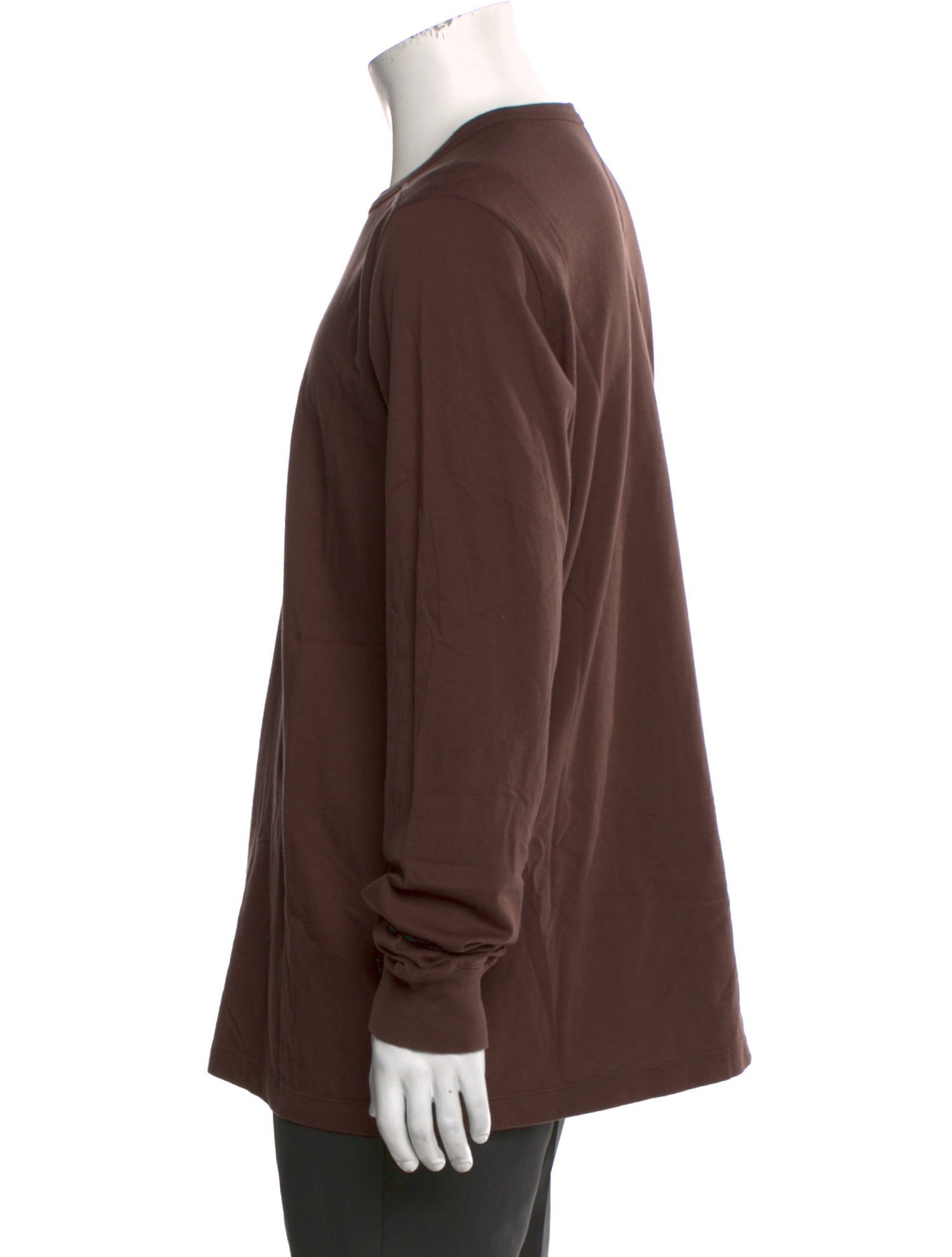 Rick Owens Crew Neck Long Sleeve T-Shirt