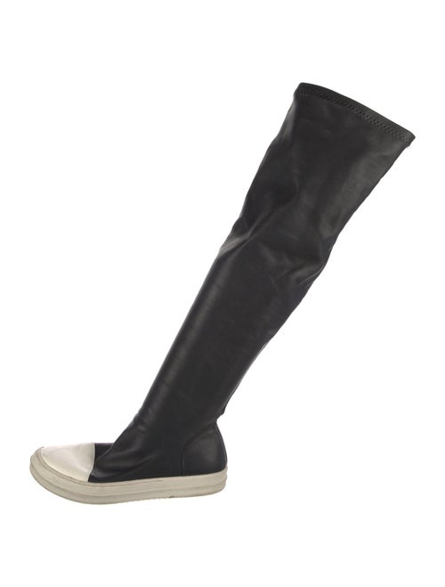 Rick Owens Leather Sock Boots