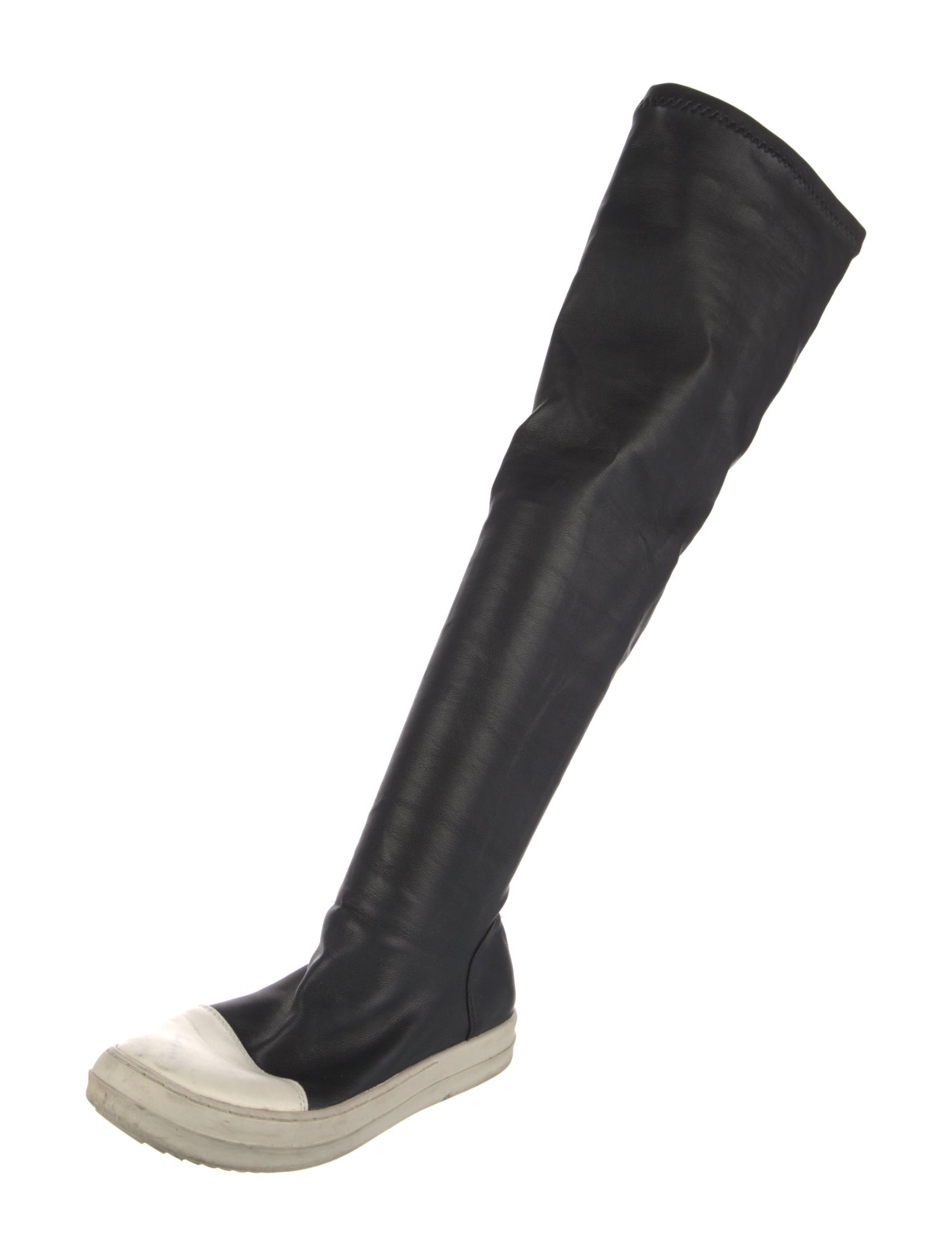 Rick Owens Leather Sock Boots