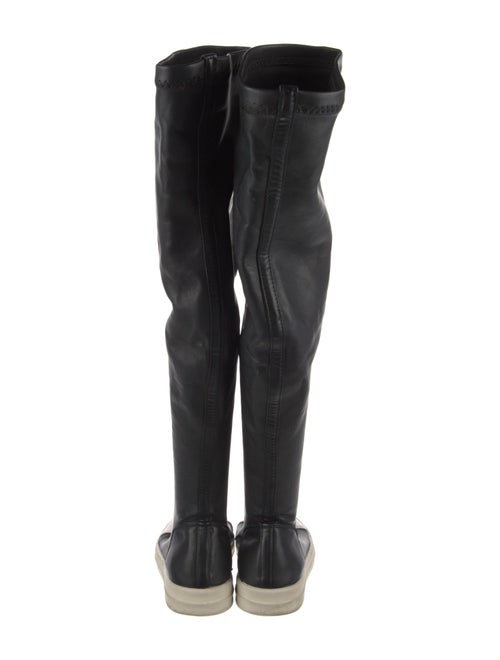 Rick Owens Leather Sock Boots
