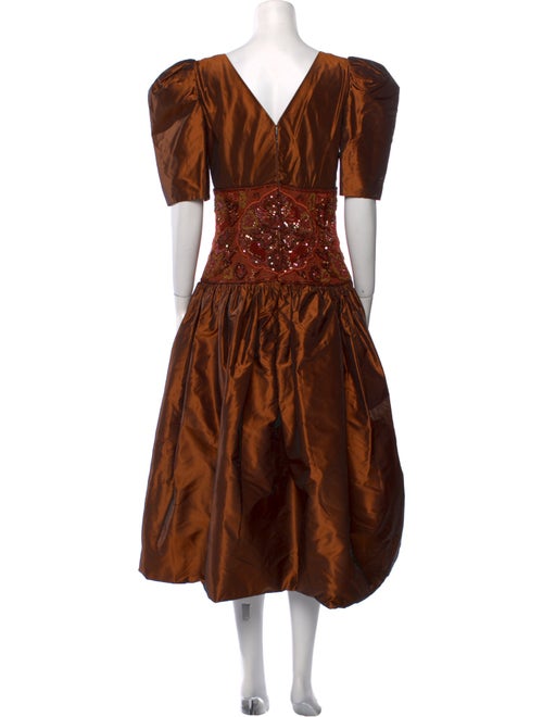 Richilene V-Neck Long Dress