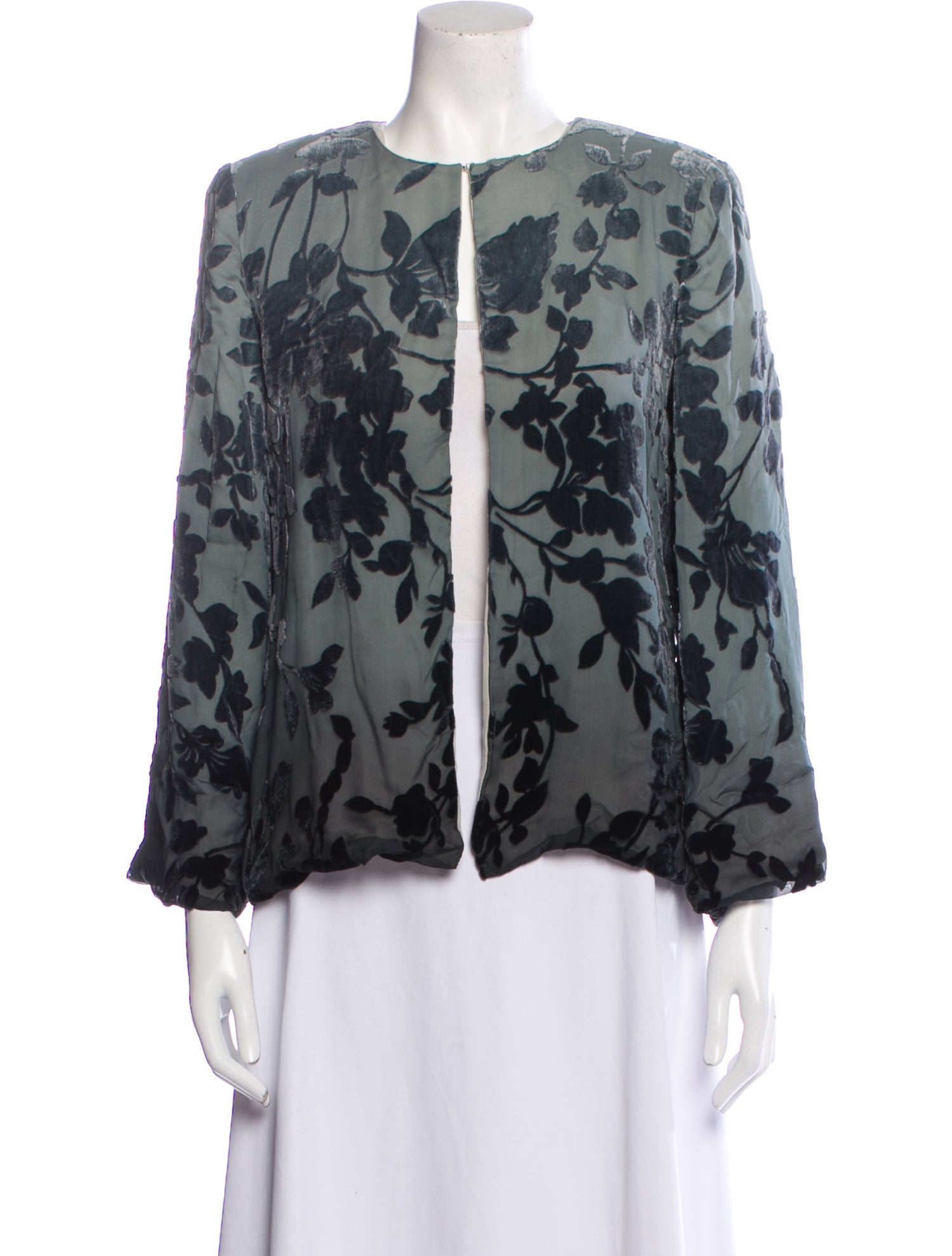 Richilene Floral Print Evening Jacket