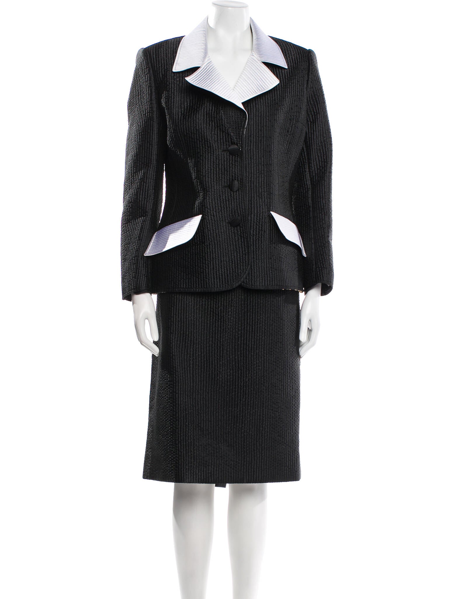 Richilene Silk Skirt Suit