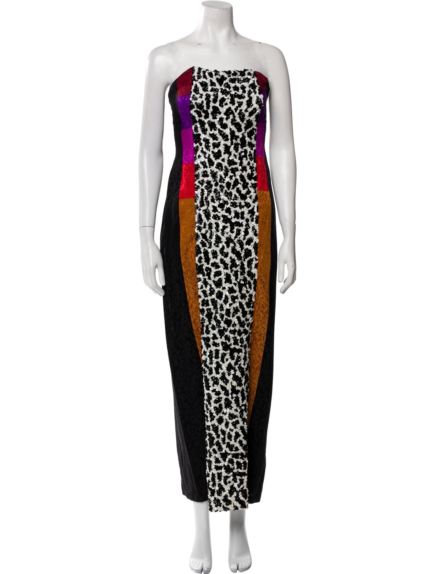 Richilene Printed Long Dress