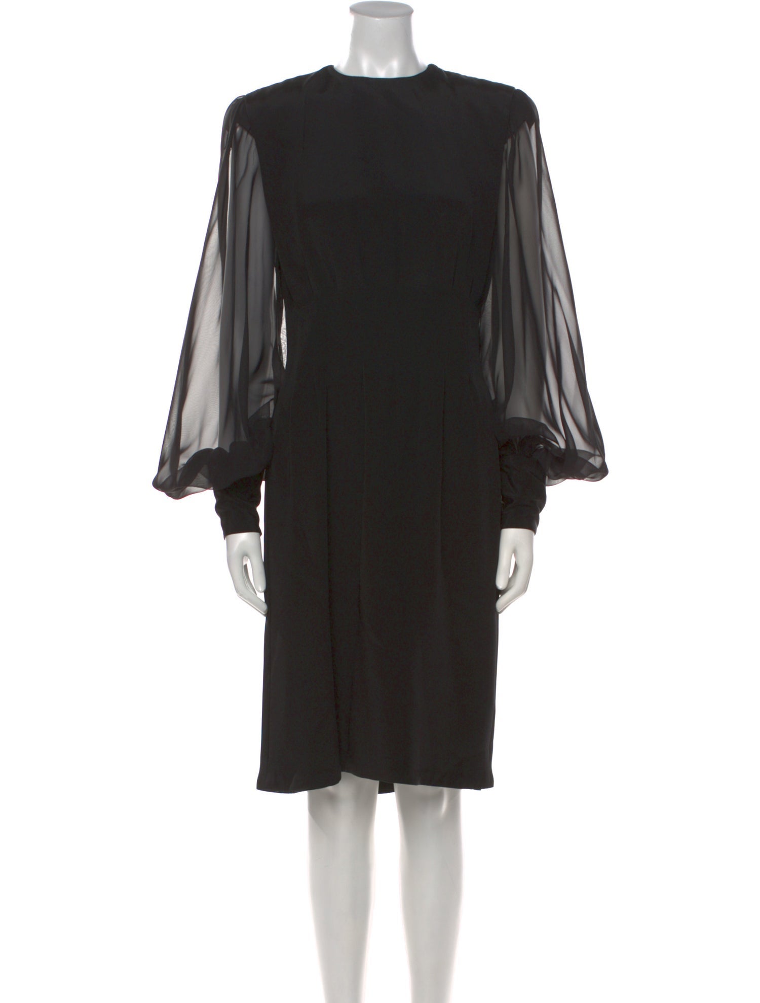 Richilene Crew Neck Midi Length Dress