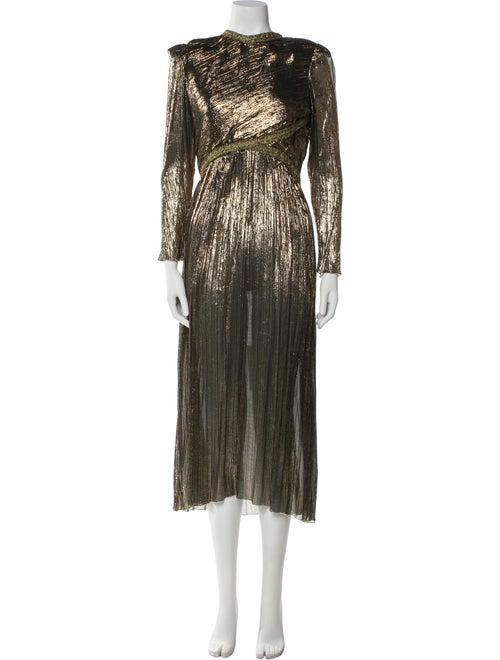 Richilene Bateau Neckline Long Dress