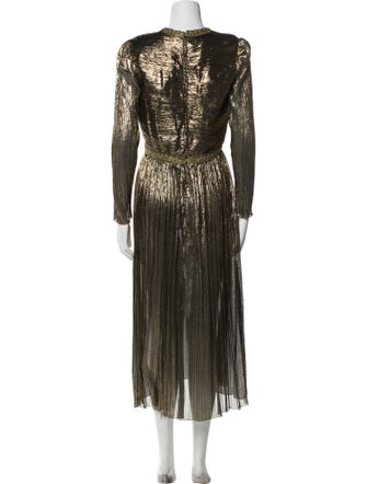 Richilene Bateau Neckline Long Dress