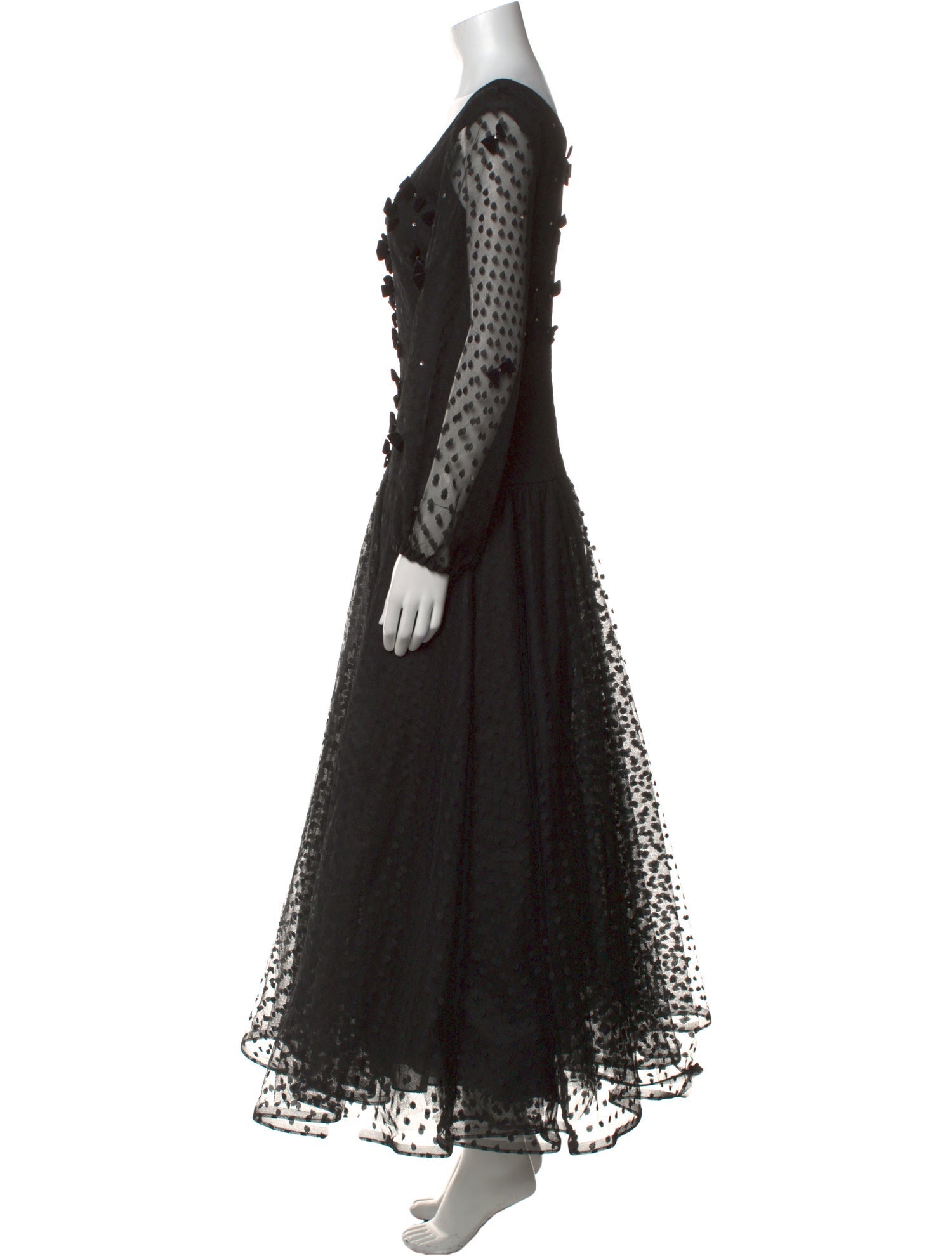 Richilene Scoop Neck Long Dress