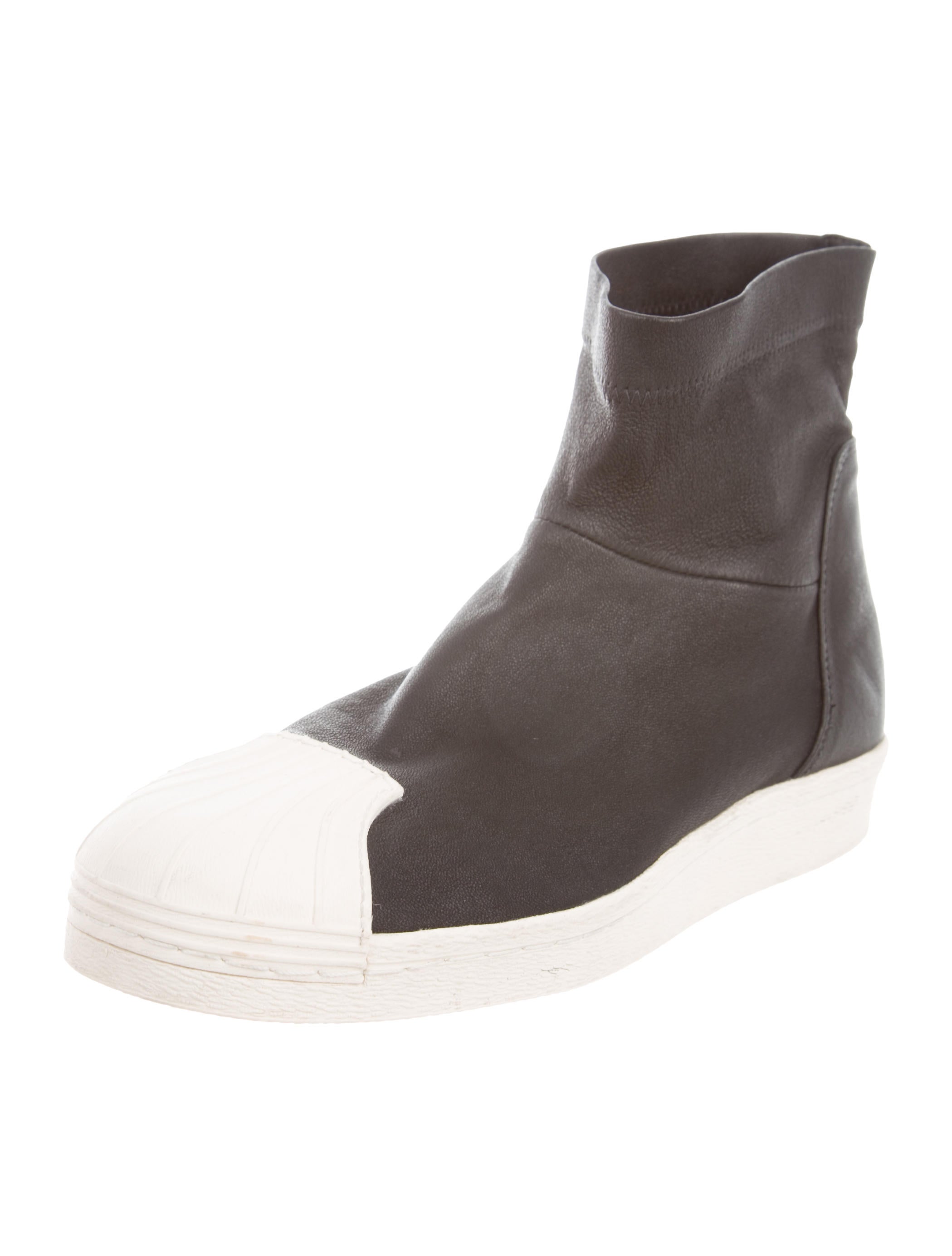 Rick Owens x Adidas Superstar Ripple Sneakers - Black Sneakers