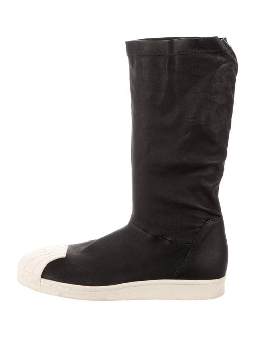 Rick Owens x Adidas RO Superstar Boot Leather Boots