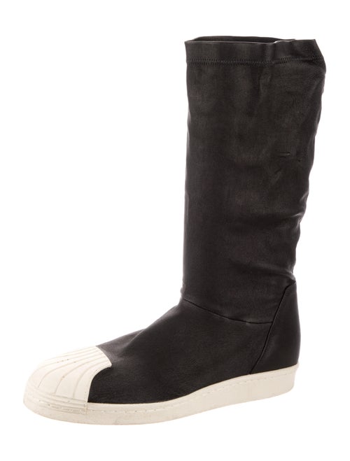 Rick Owens x Adidas RO Superstar Boot Leather Boots