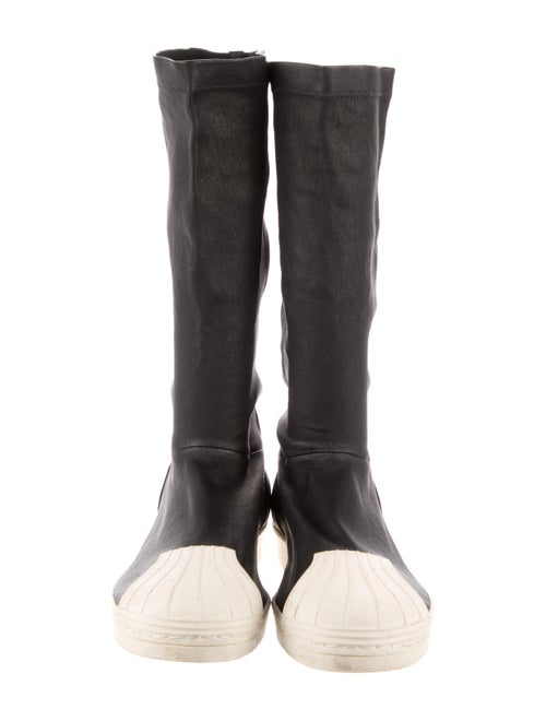 Rick Owens x Adidas RO Superstar Boot Leather Boots
