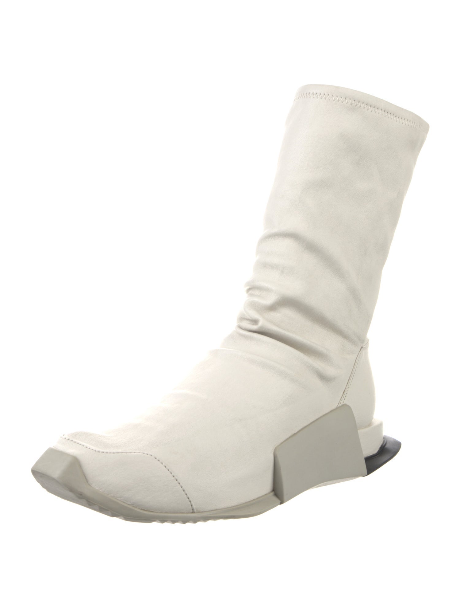 Rick Owens x Adidas Leather Athletic Sneakers