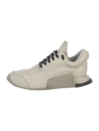 Rick Owens x Adidas Leather Athletic Sneakers