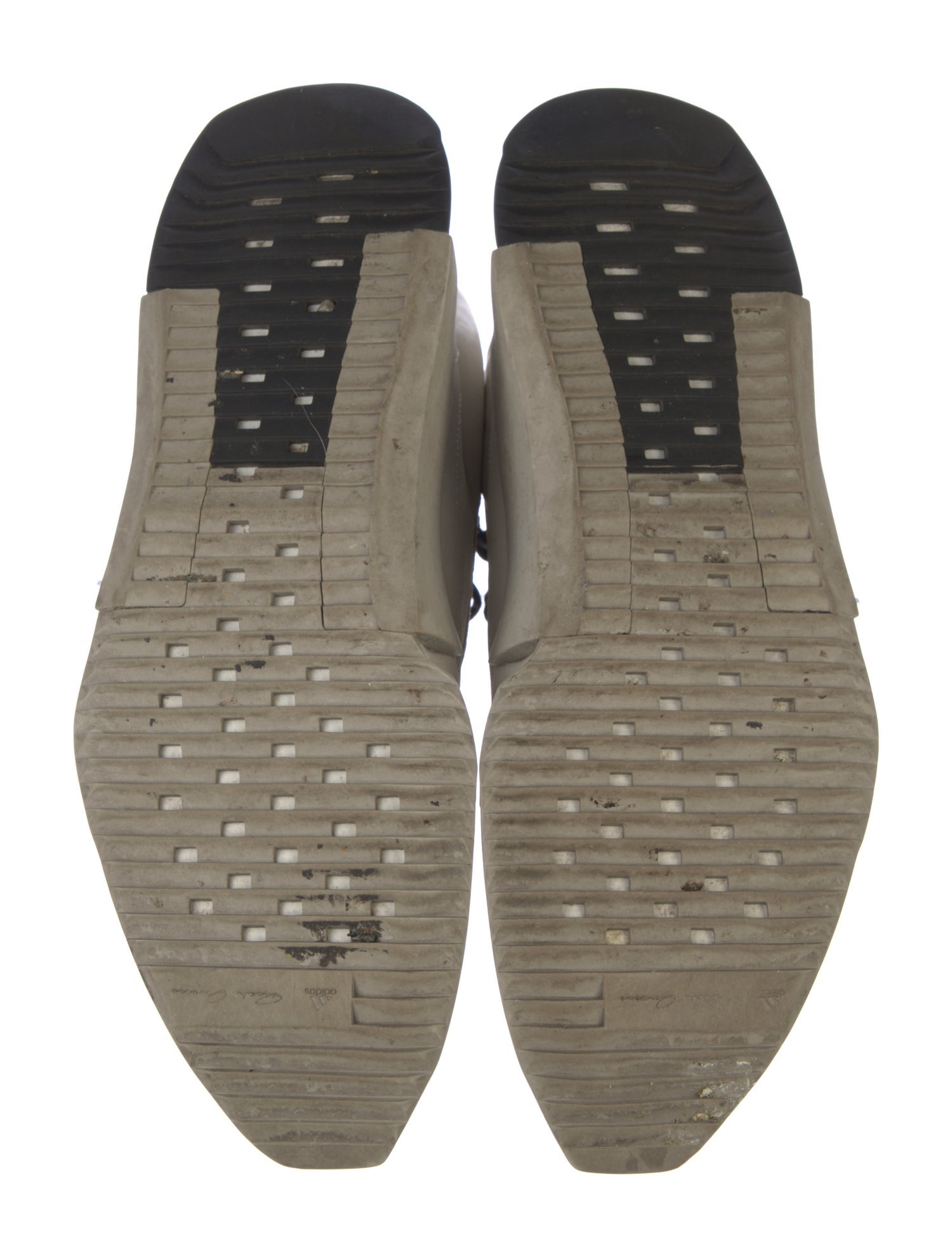 Rick Owens x Adidas Leather Athletic Sneakers