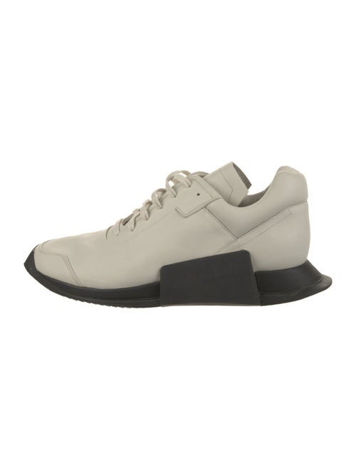 Rick Owens x Adidas Leather Athletic Sneakers