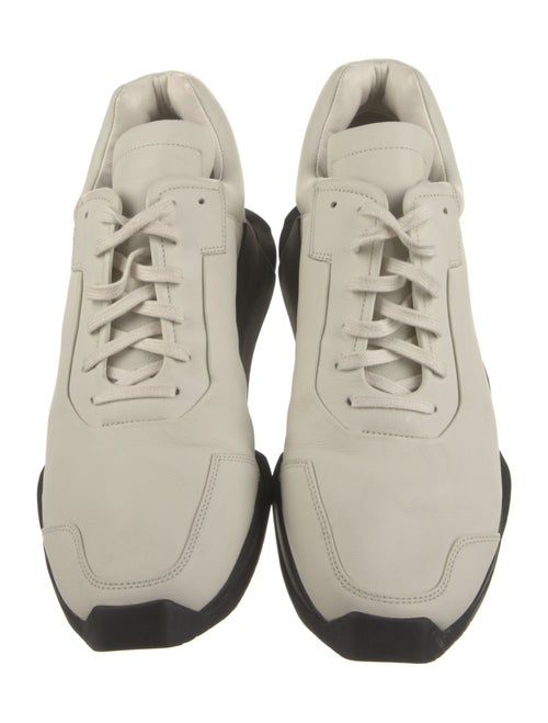 Rick Owens x Adidas Leather Athletic Sneakers