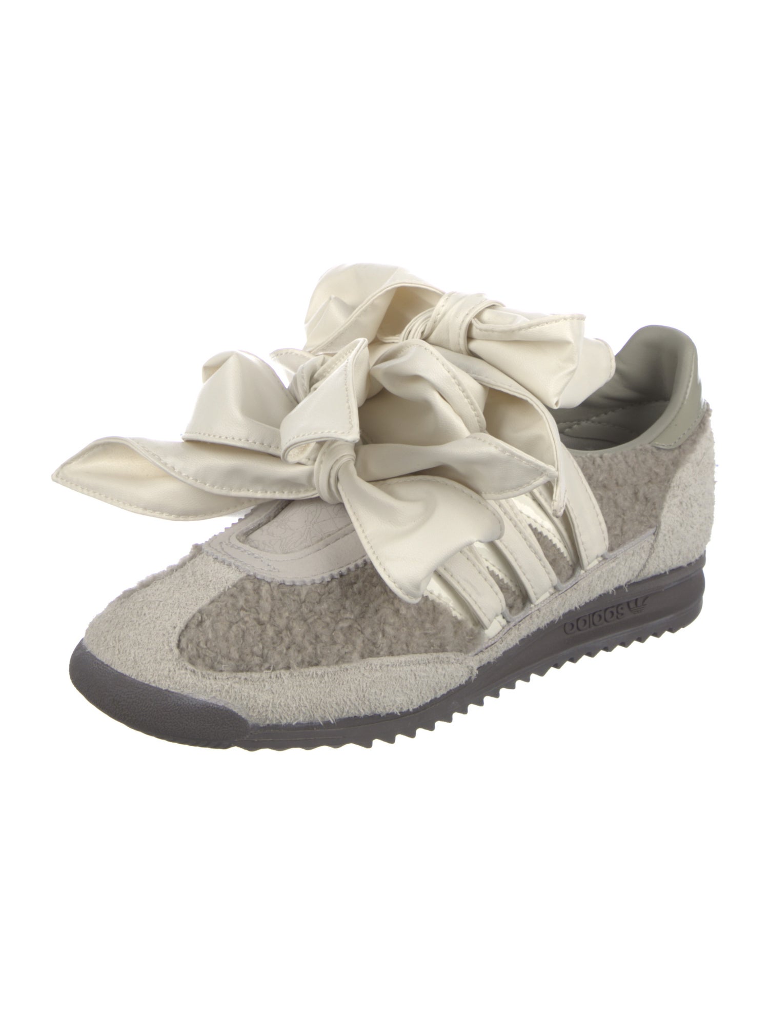 Rick Owens x Adidas Leather Athletic Sneakers