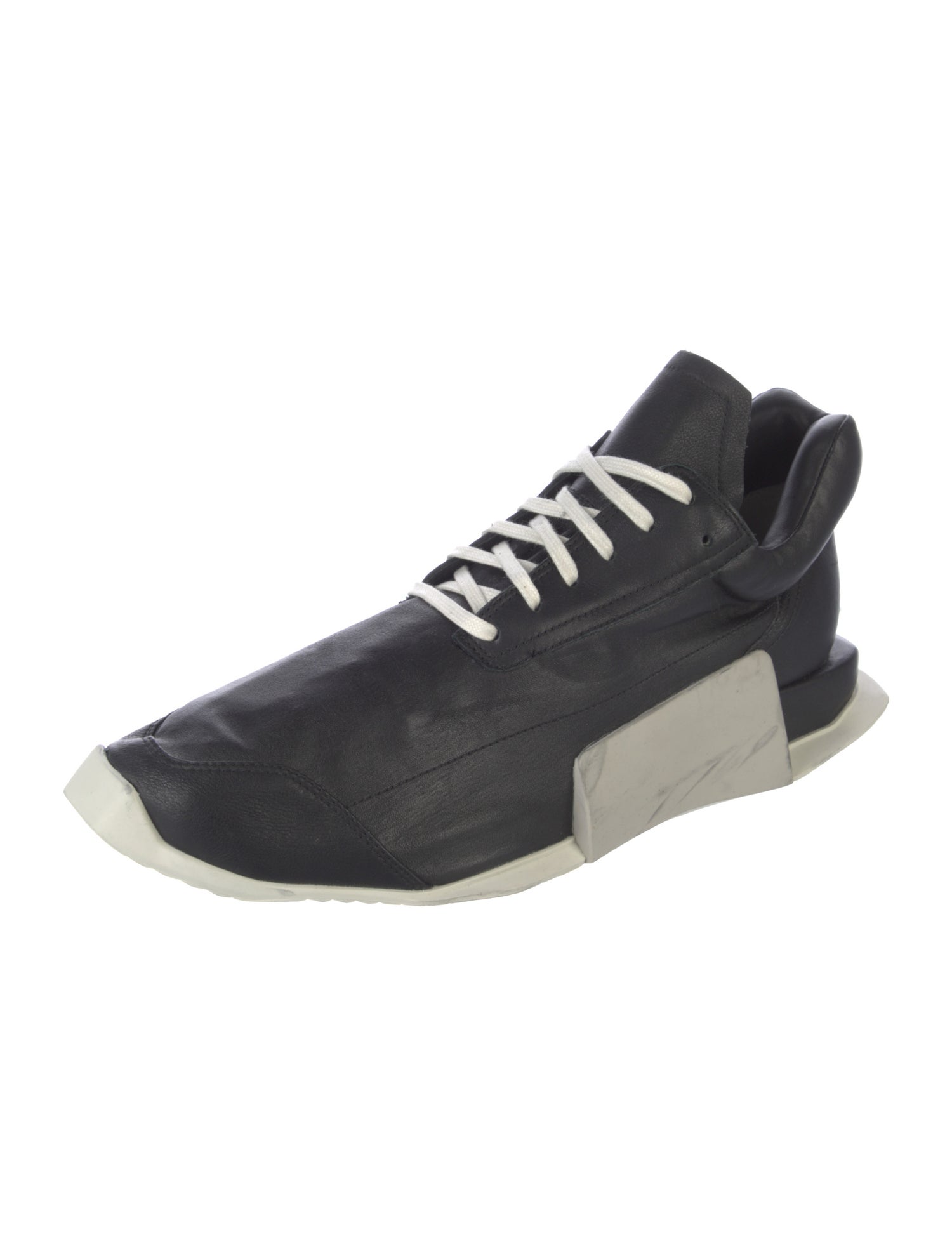 Rick Owens x Adidas Leather Sneakers w/ Tags