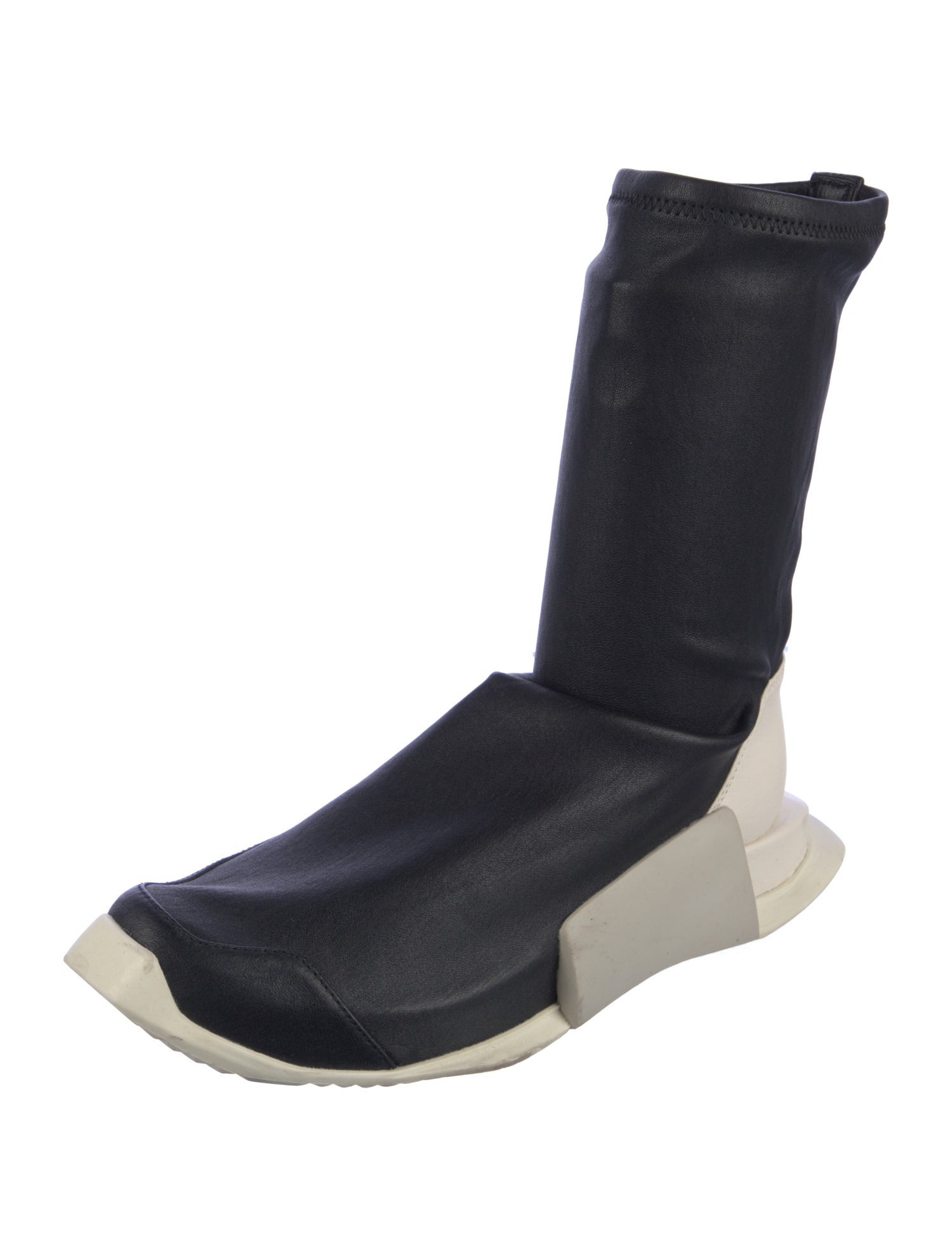 Rick Owens x Adidas Leather Sock Sneakers