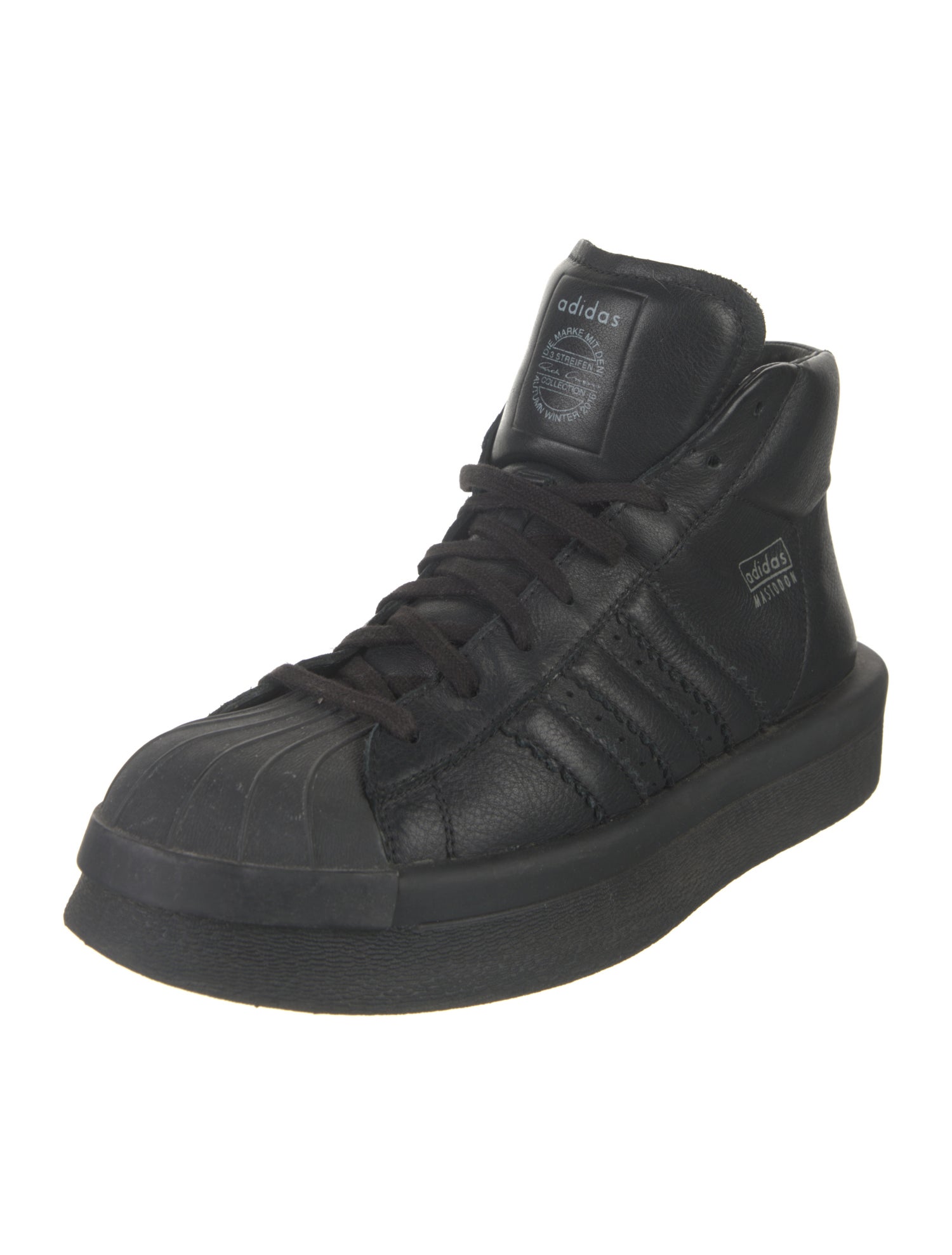 Rick Owens x Adidas Leather Boots