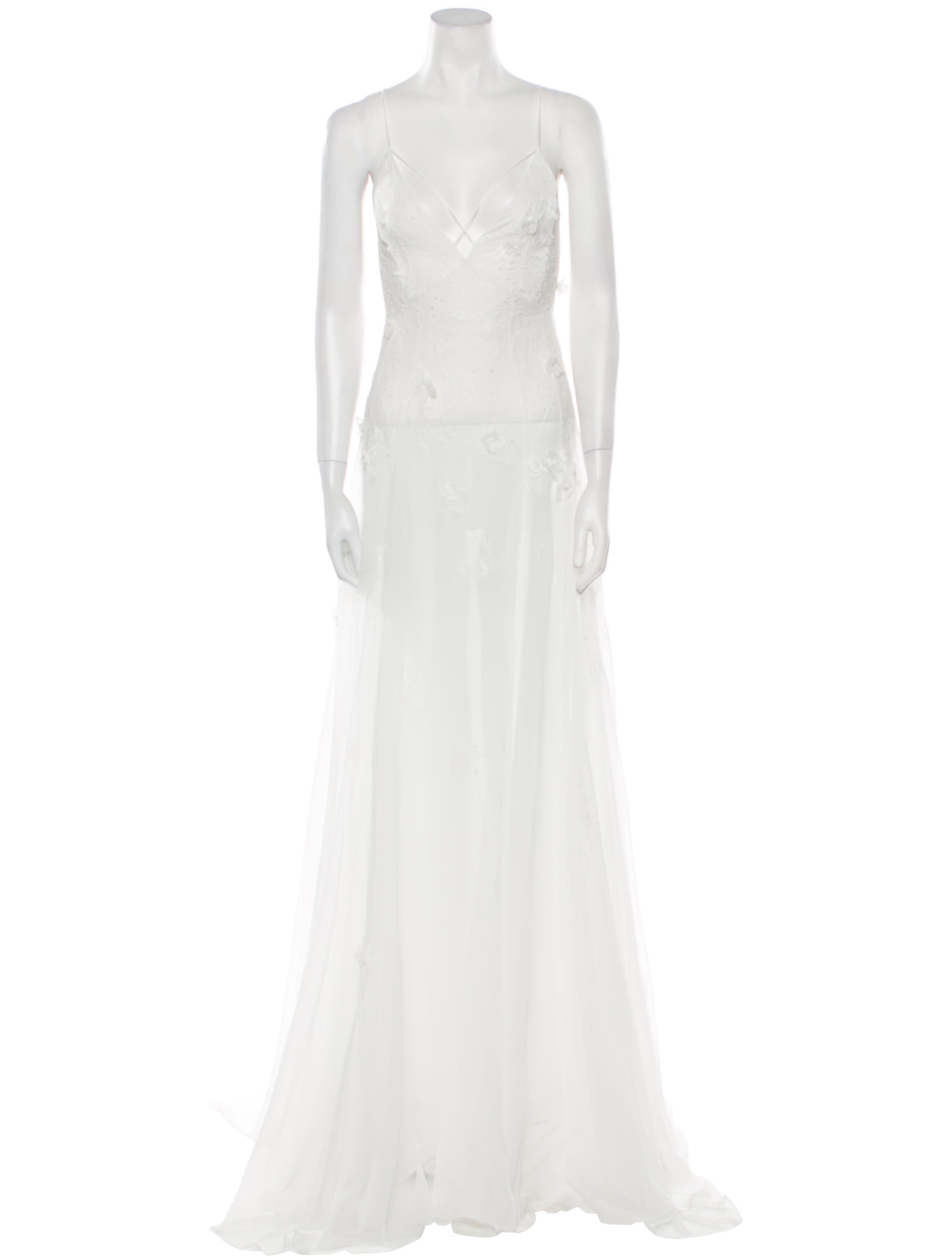 Rime Arodaky Square Neckline Long Dress