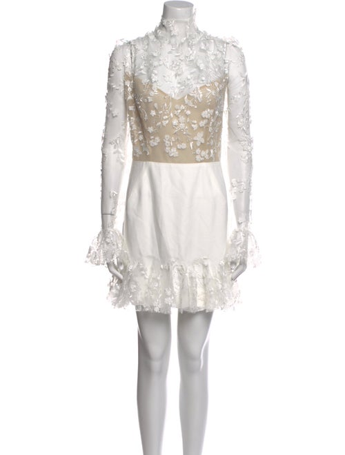 Rime Arodaky Lace Pattern Knee-Length Dress