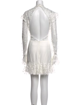 Rime Arodaky Lace Pattern Knee-Length Dress