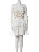 Rime Arodaky Lace Pattern Mini Dress