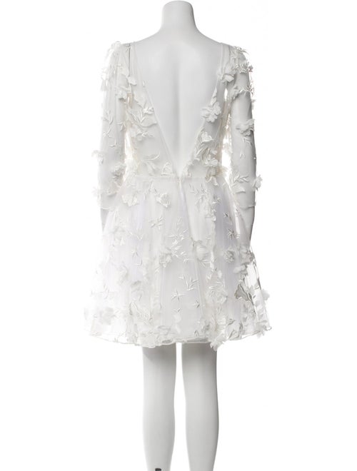 Rime Arodaky Lace Pattern Mini Dress