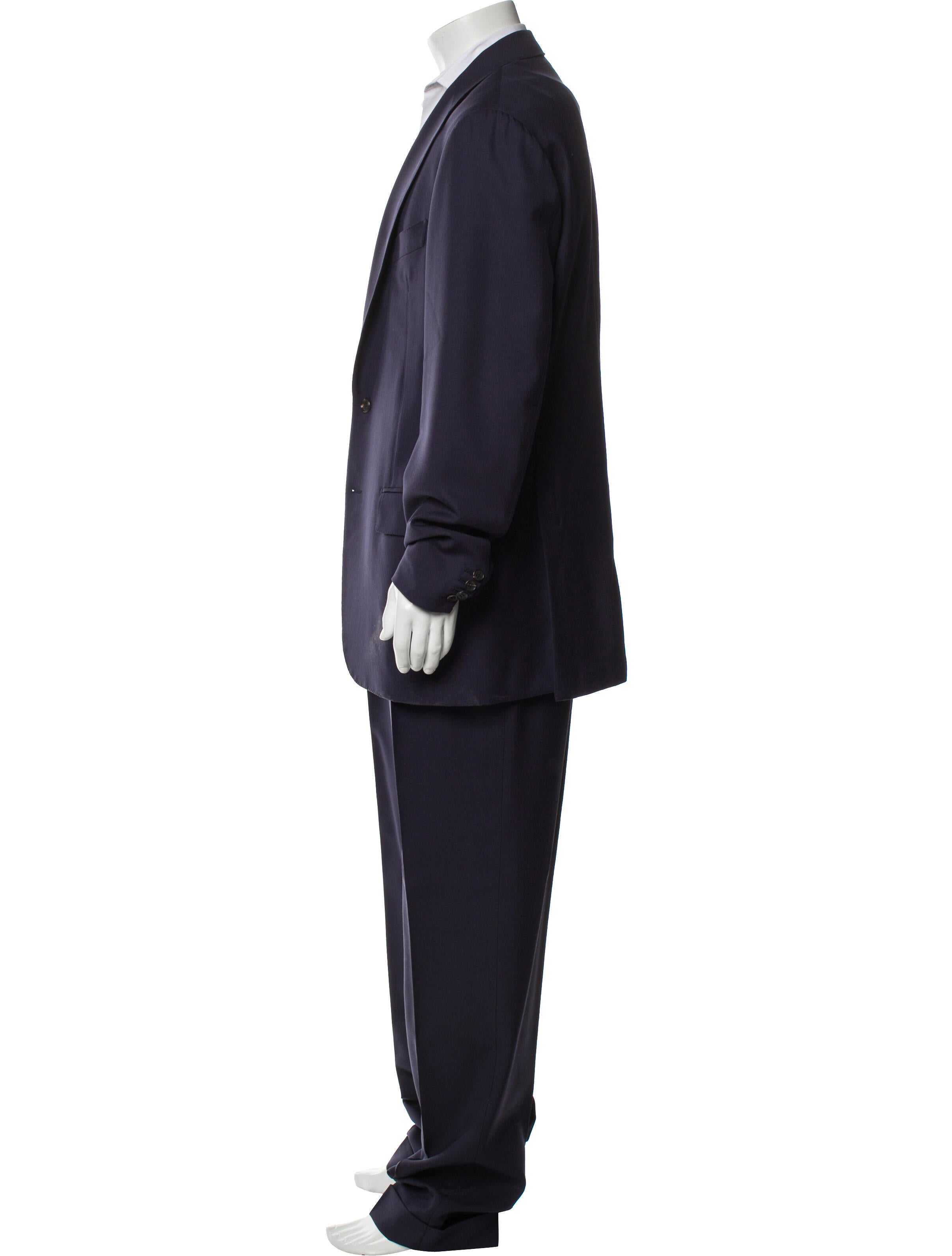 Ring Jacket Wool Two-Piece Suit