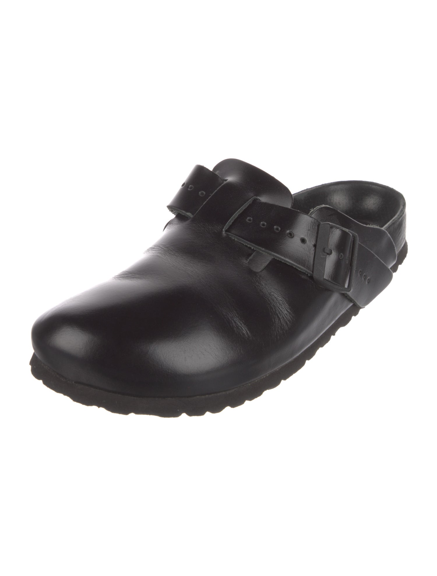 Rick Owens x Birkenstock Leather Slippers