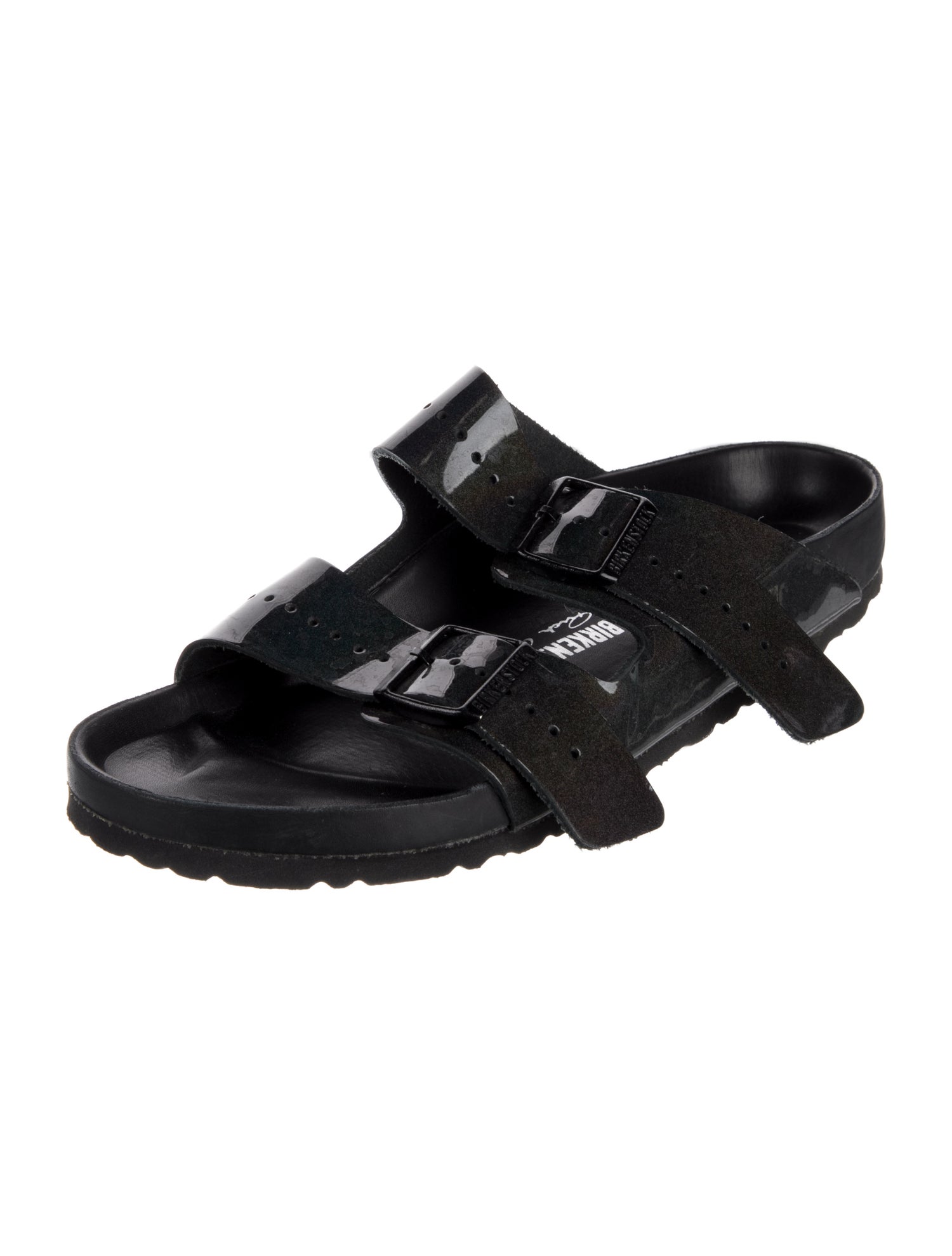 Rick Owens x Birkenstock Patent Leather Slides
