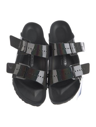 Rick Owens x Birkenstock Leather Glitter Accents Slides