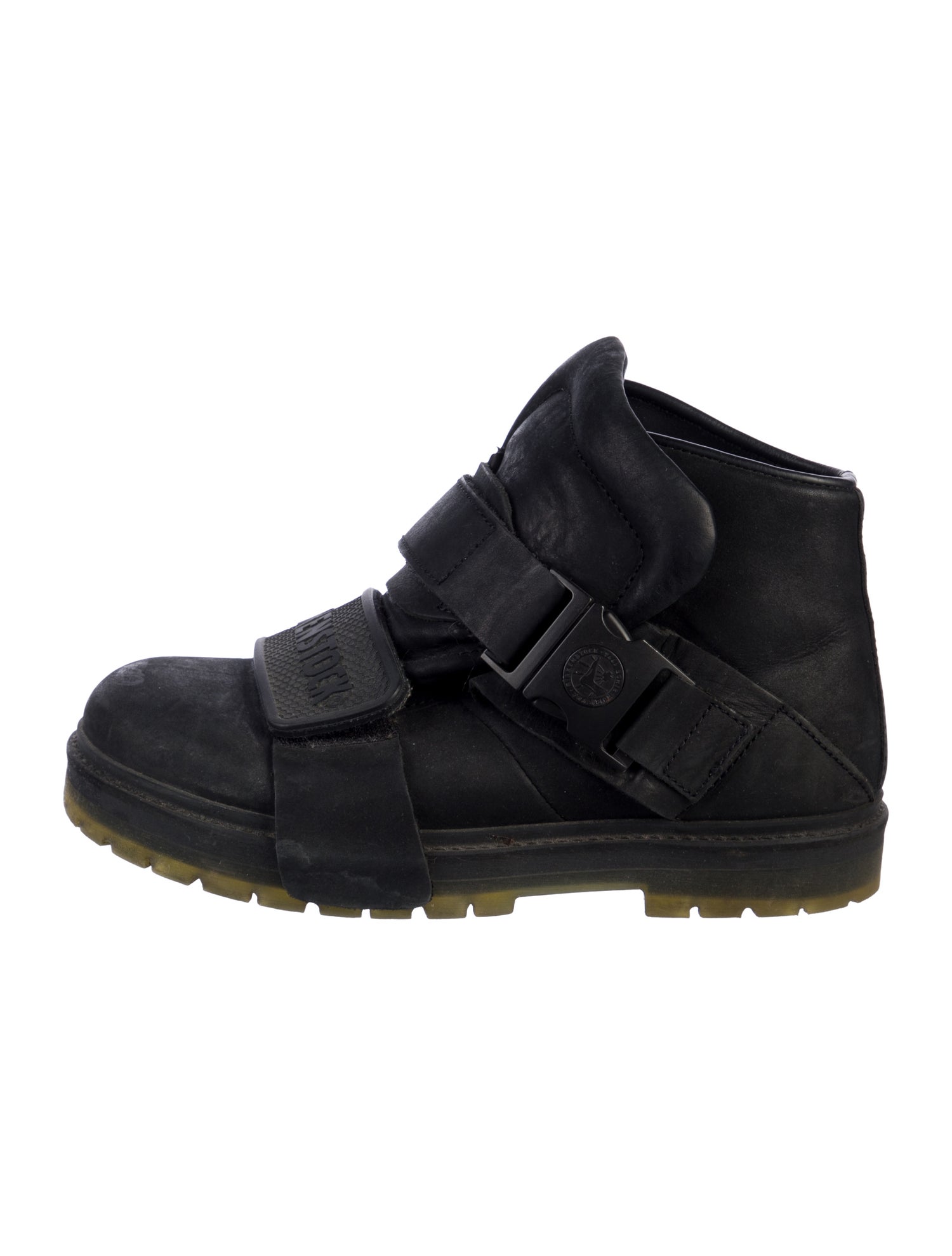 Rick Owens x Birkenstock Leather Moto Boots