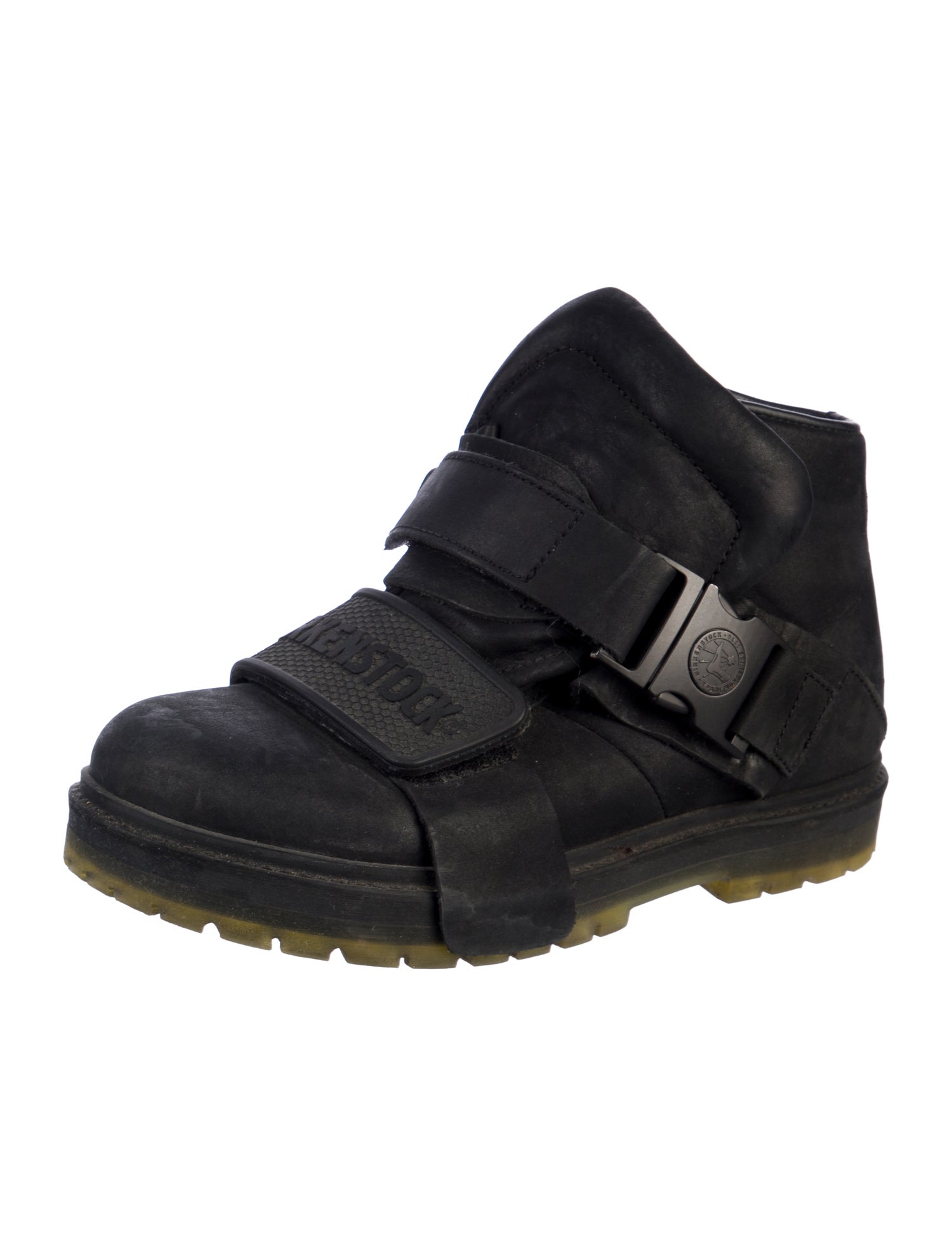 Rick Owens x Birkenstock Leather Moto Boots