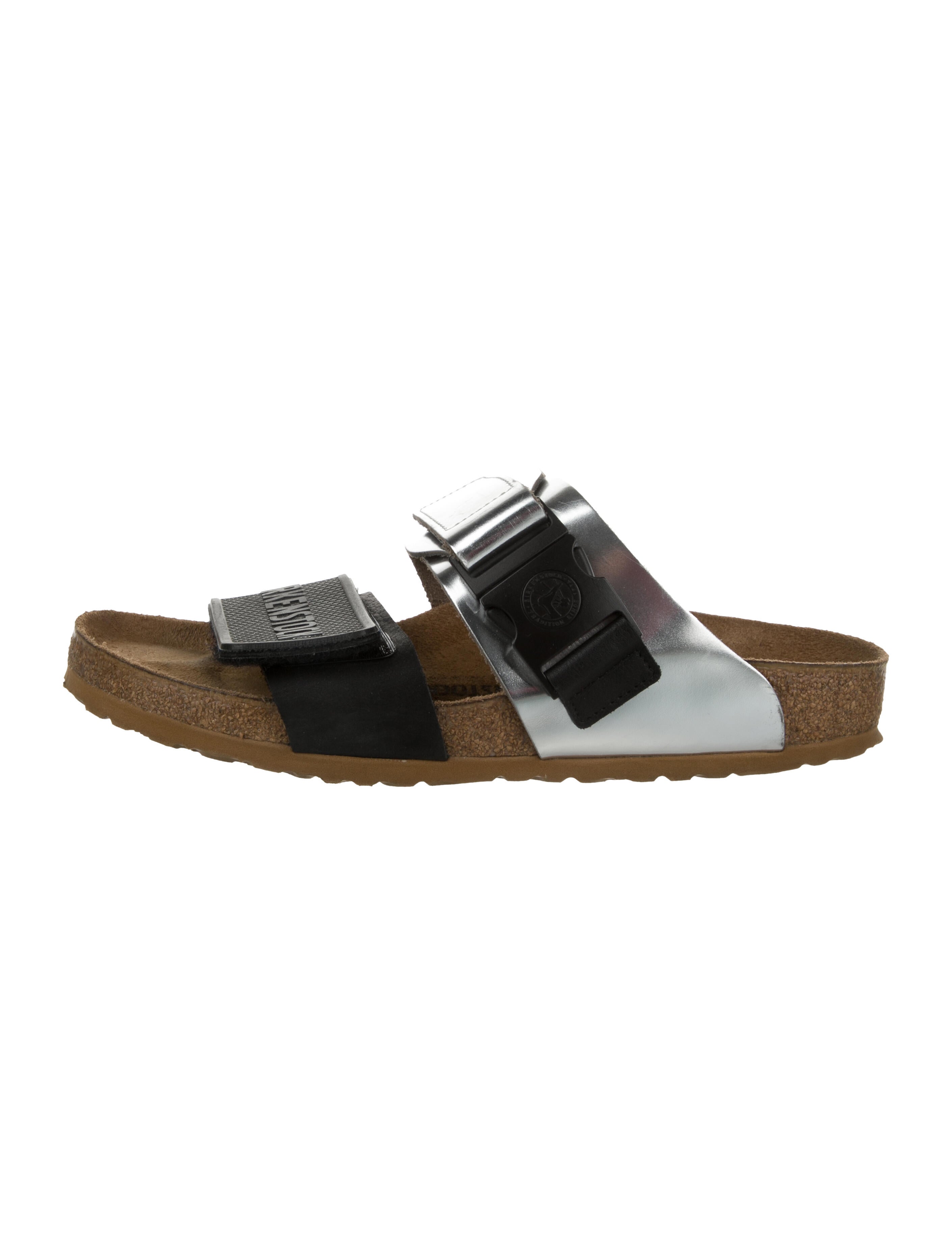 Rick Owens x Birkenstock Rotterdam Combo Leather Slides
