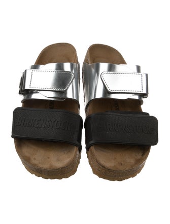 Rick Owens x Birkenstock Rotterdam Combo Leather Slides