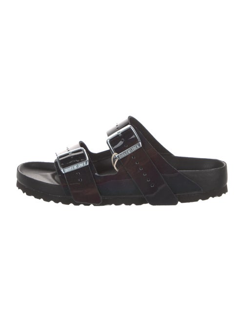 Rick Owens x Birkenstock Patent Leather Studded Accents Slides