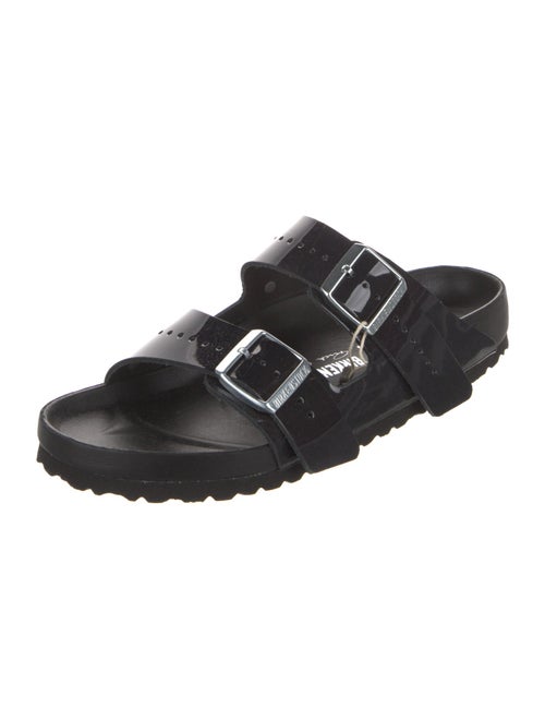 Rick Owens x Birkenstock Patent Leather Studded Accents Slides