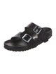 Rick Owens x Birkenstock Patent Leather Studded Accents Slides