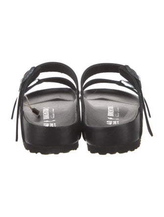 Rick Owens x Birkenstock Patent Leather Studded Accents Slides