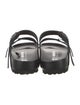 Rick Owens x Birkenstock Patent Leather Studded Accents Slides