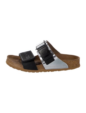 Rick Owens x Birkenstock Leather Colorblock Pattern Slides