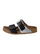 Rick Owens x Birkenstock Leather Colorblock Pattern Slides