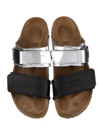 Rick Owens x Birkenstock Leather Colorblock Pattern Slides